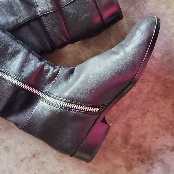 Michael Kors Material/Leather Stretch High Boots - Picture 7 of 7